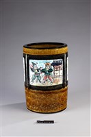 藏品(人物圓罐)的圖片